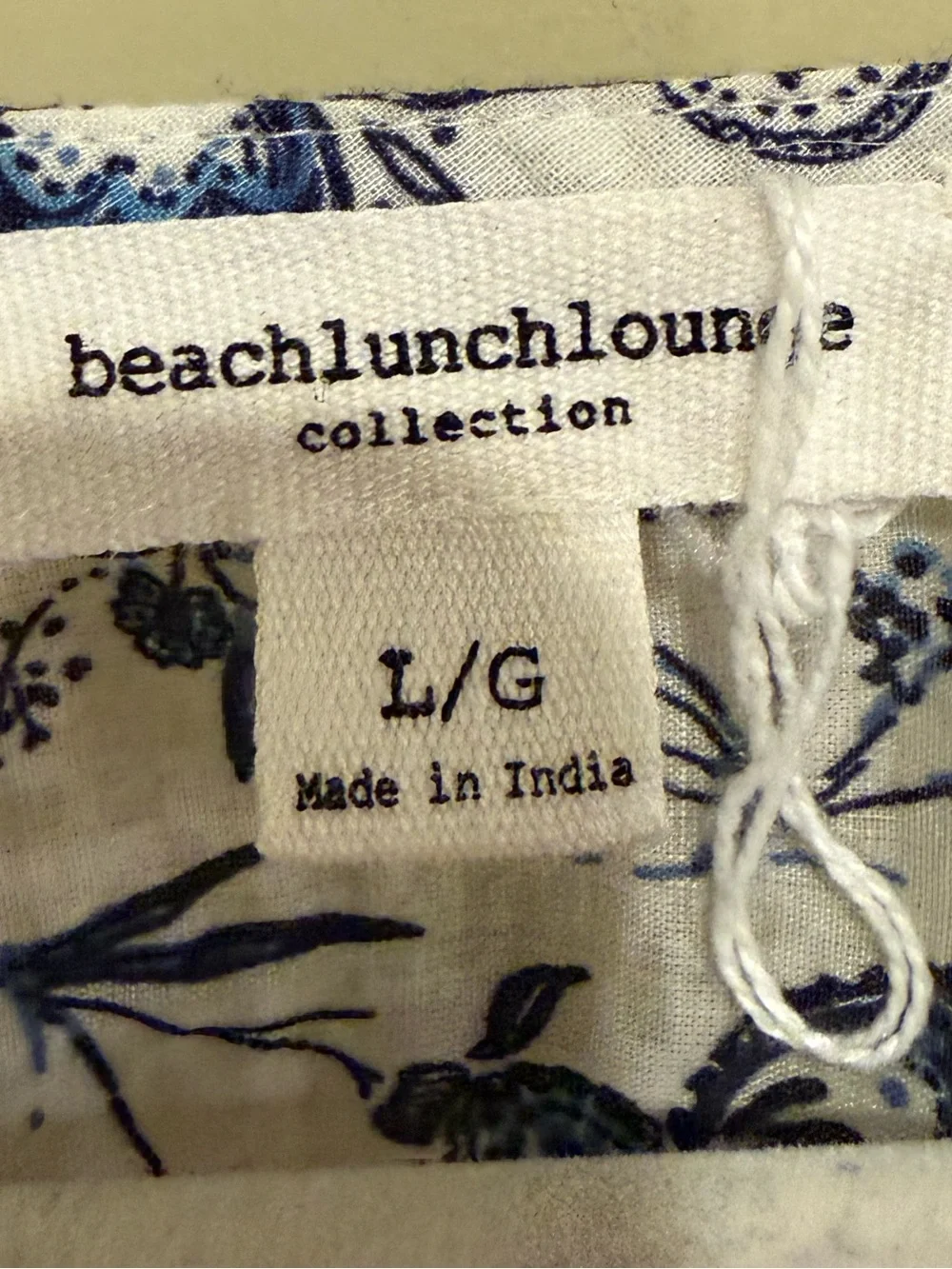 NWOT beachlunchlounge Jessa Border Print Cotton Top in Ibiza Floral - Size Large - Picture 2 of 3